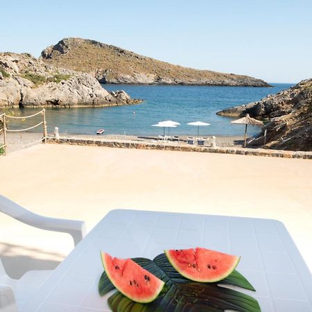 Beachfront Studio Kyma West ~ Crete'S Hidden Gem Kali Limenes Luaran gambar