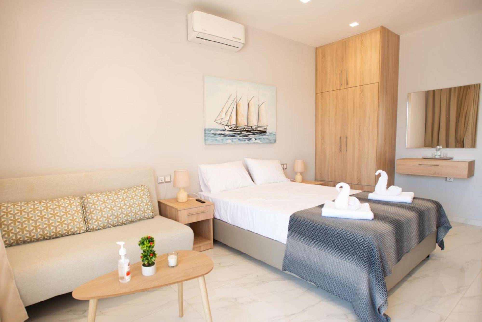 Beachfront Studio Kyma West ~ Crete'S Hidden Gem Kali Limenes Luaran gambar